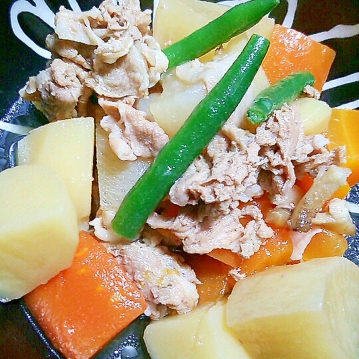 大根メインの肉じゃが風煮物 レシピ 作り方 By にゃんこすけ321 楽天レシピ